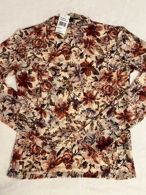 NWT Blu Pepper Sheer Top